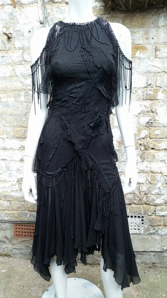 Stunning 1990s Versace Chain Dress