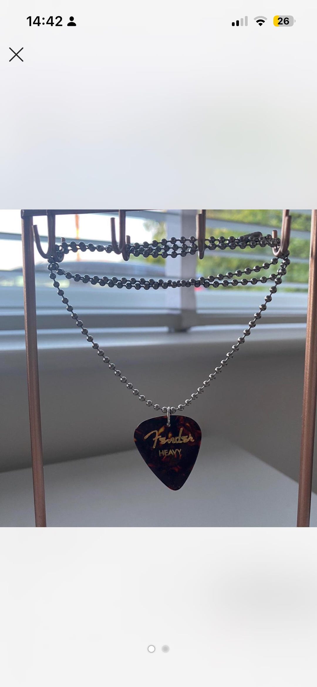 Eddie Munson Stranger Things Inspired Guitar Pick Necklace - Etsy