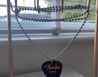 The Freak inspired  Guitar Pick Necklace