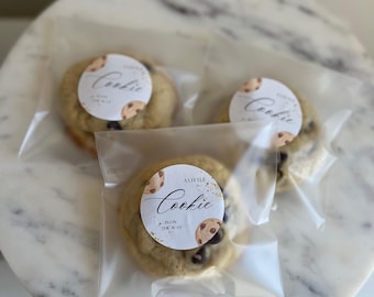 Wedding Favor Labels, Personalized Wedding Stickers & Bags, Cookie Favor Stickers, Custom Favor Labels, Baby/ Bridal Shower Favor