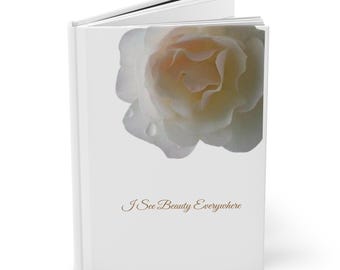 Morning Rose - Hard cover journal