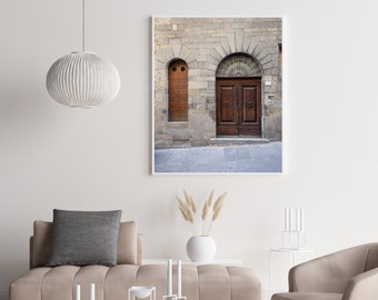 The medieval doors of Sienna. Each one steeped in history, each one with a story to tell. Tuscany, Italy - photographic architecture print