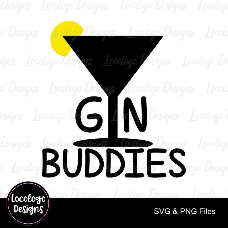 Download Gin Buddies svg-Gin Clipart-Gin and Tonic svg cutting file ...