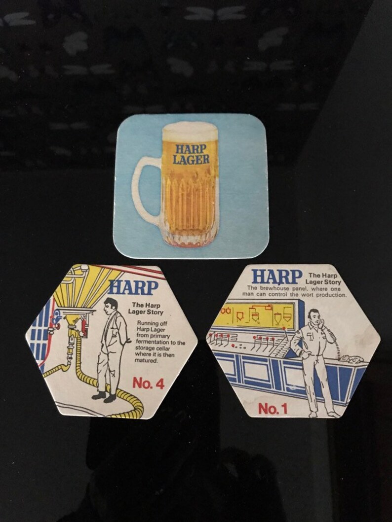 Vintage beer mats various brewers Etsy.de