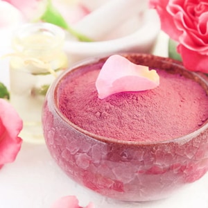 Rose Petal Powder Pink Rose Petal Powder Herbal Powder Rose Flower Powder  50gm -  Canada
