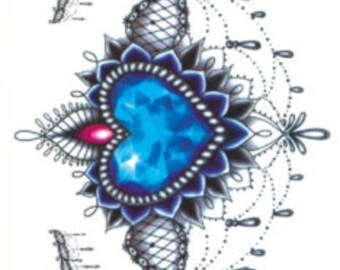 Crystal Body Tattoos Etsy Crystal Body Tattoos Etsy