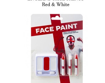 England Face Paint For Cricket Rugby World Cup Matches Fancy Dress Cheer Make Up