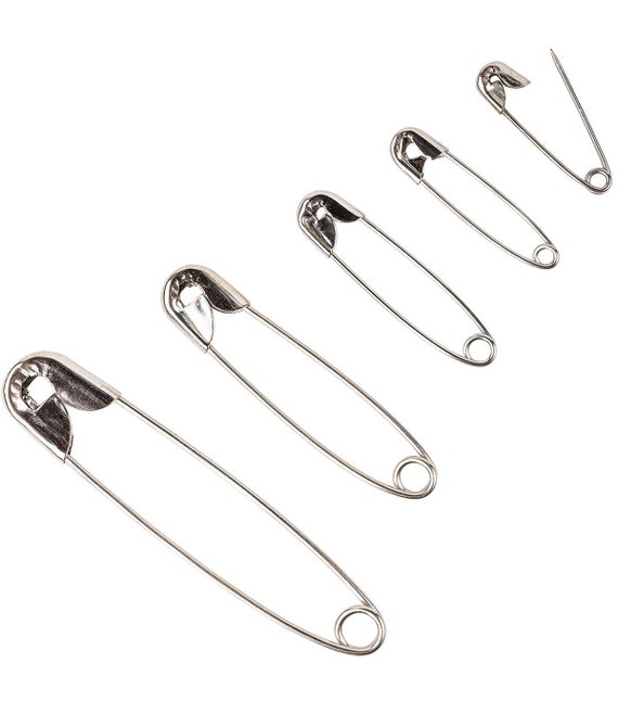 Clothing Safety Pins Fabric Textile Hemming Variety Pack Brooch Clips Dresses  Garments Skirt Jewellery Pinning 