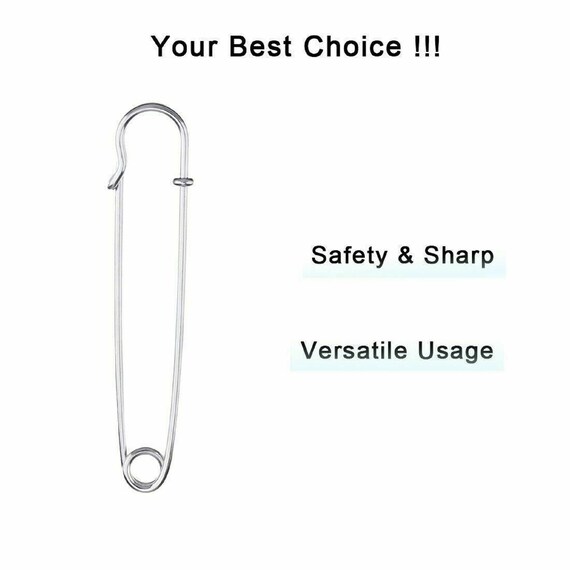 Silver Brooch - Safety Pin