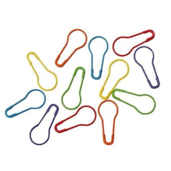 100Pcs Colourful Metal Calabash Bulb Gourd Shape Small Safety Pins DIY Tag Craft