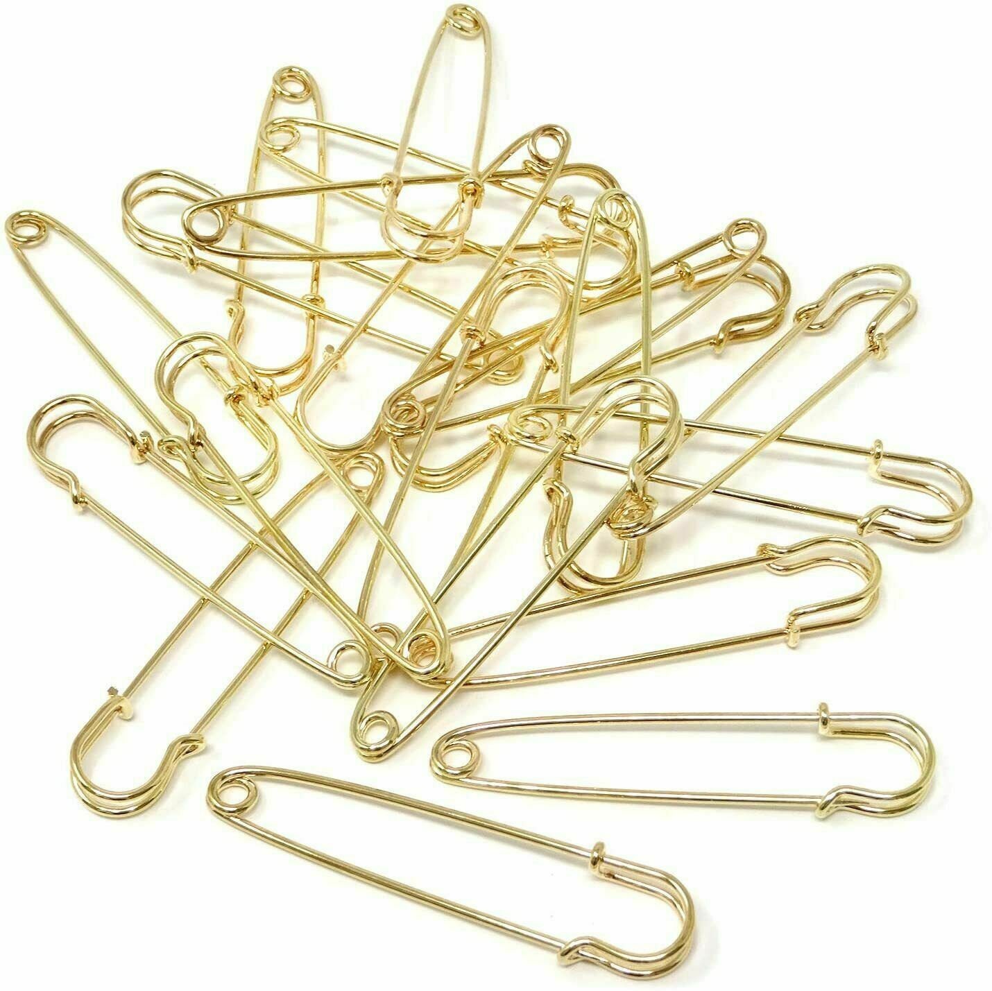 Big Size Metal Safety Pins Extra Large Gold Heavy Duty Safe Pins