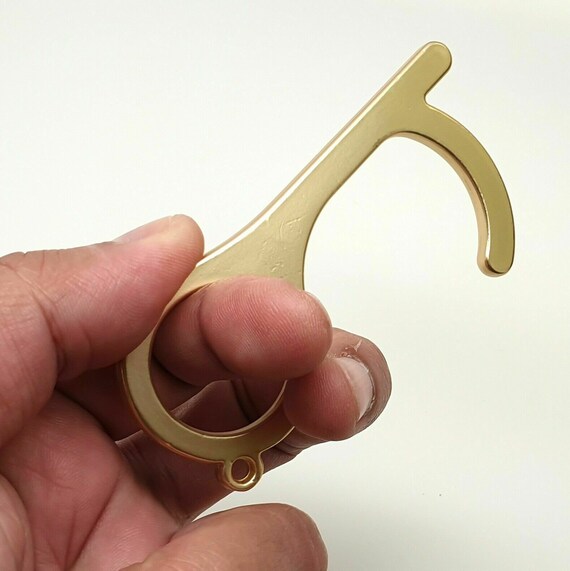 Safety Contactless Door Opener Hand Tool Brass No Touch Handle Etsy Uk Safety Contactless Door Opener Hand Tool Brass No Touch Handle Etsy Uk