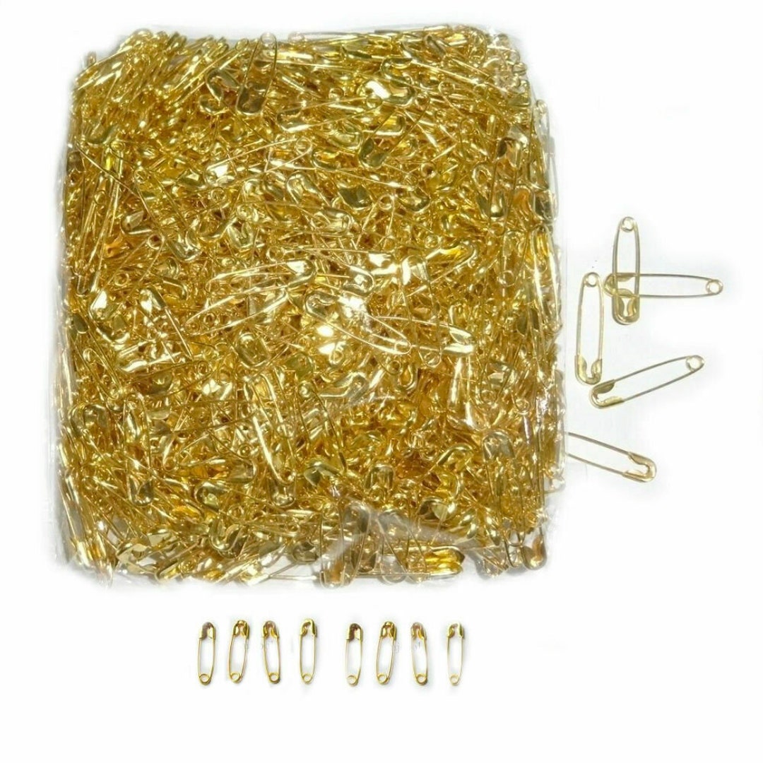 Gold Safety Pins Durable Brooch Kilt Fashion Designing Outfits