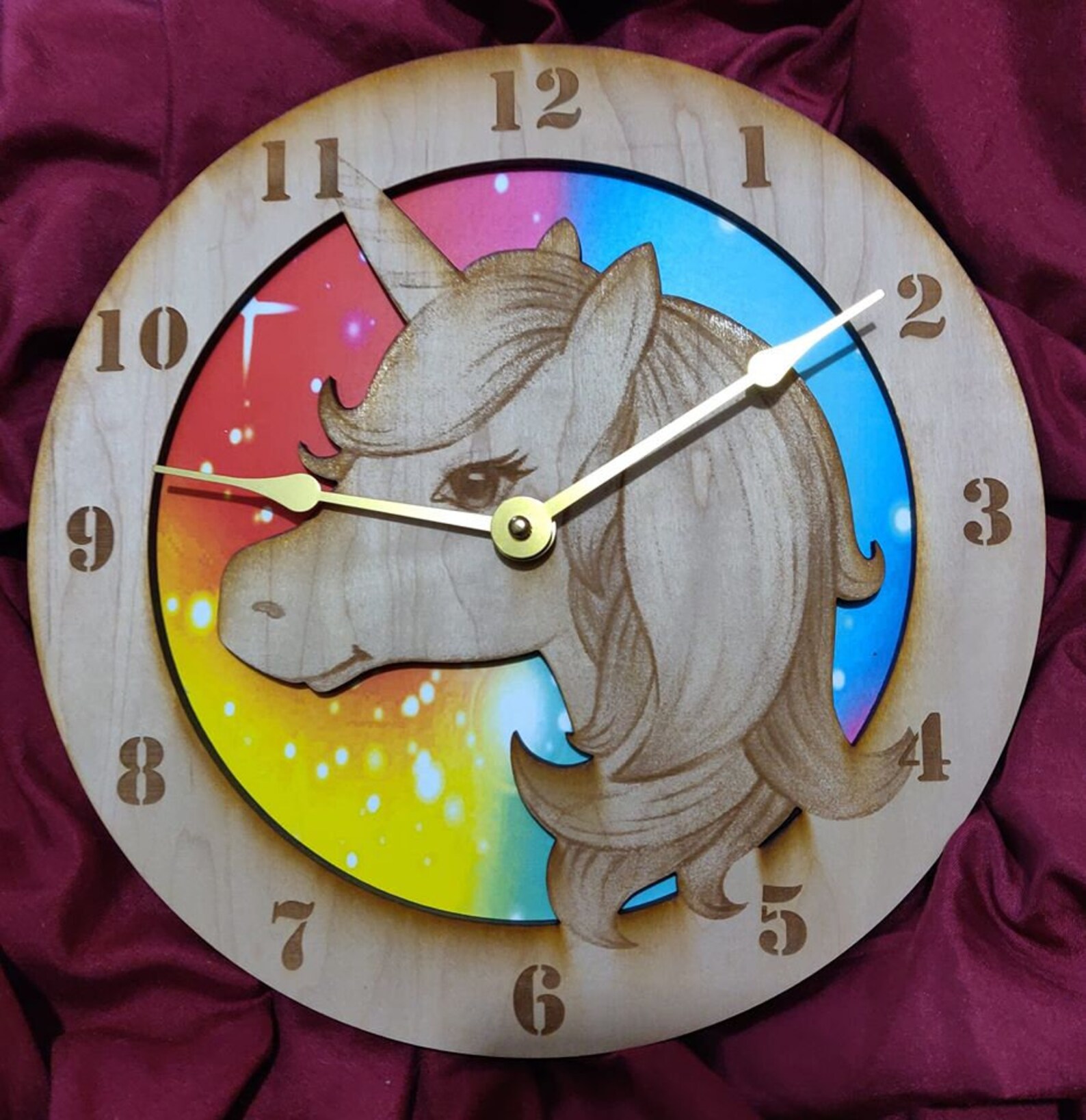 10 Unicorn Wall Clock Etsy