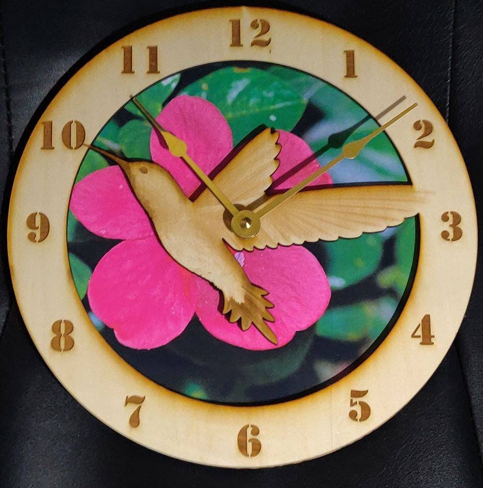 Hummingbird Wall Clock F23 