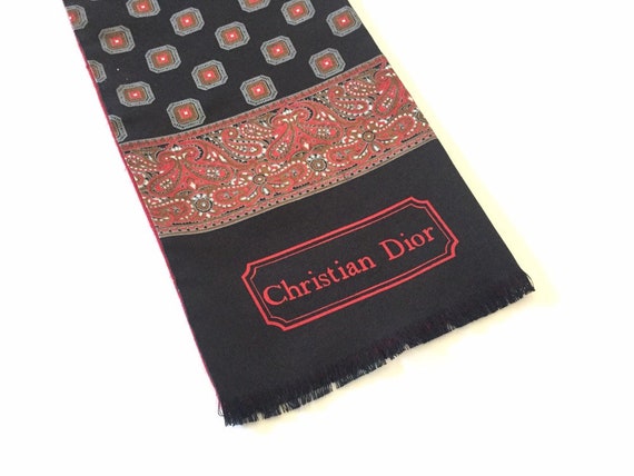 Authentic Christian Dior Scarf - Silk - Mens Scarf