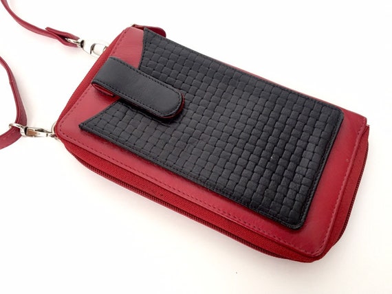 Women Bags Soft Leather Wallets Touch Screen Cell Phone Purse Crossbody Shoulder  Strap Handbag for Female