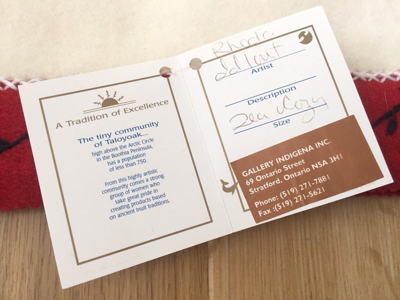 Inuit Tea Cozy Native Canadian Art Wool and Real Fur Etsy