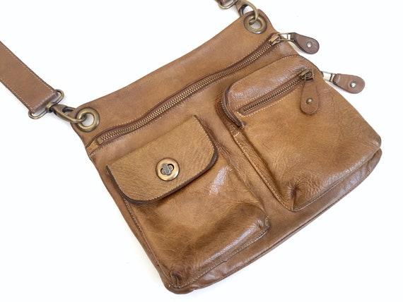 Roots Leather Bag - Roots Canada - Vintage Roots M