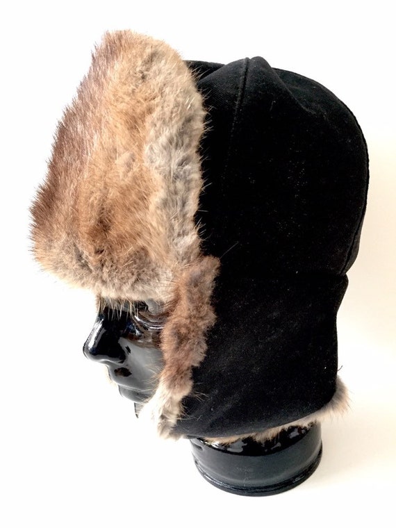 Real Fur Hat - Trapper Hat for Men or Women - Fur… - image 2