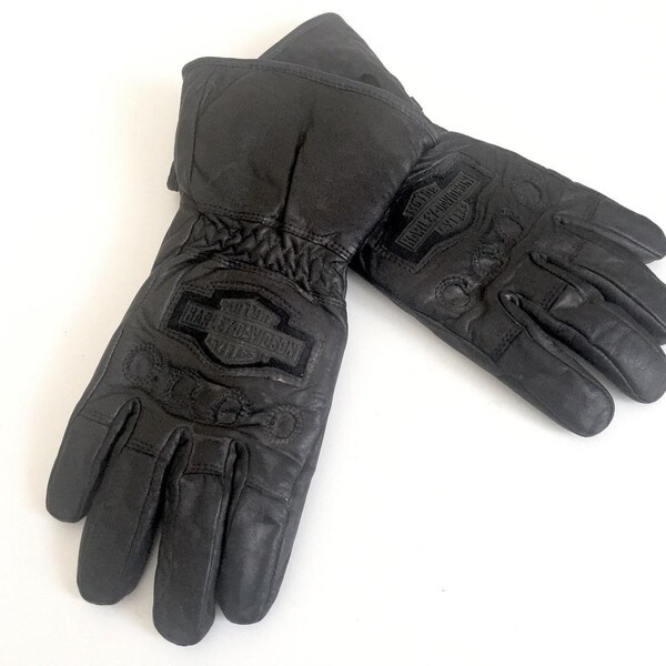 Harley Leather Gloves Etsy