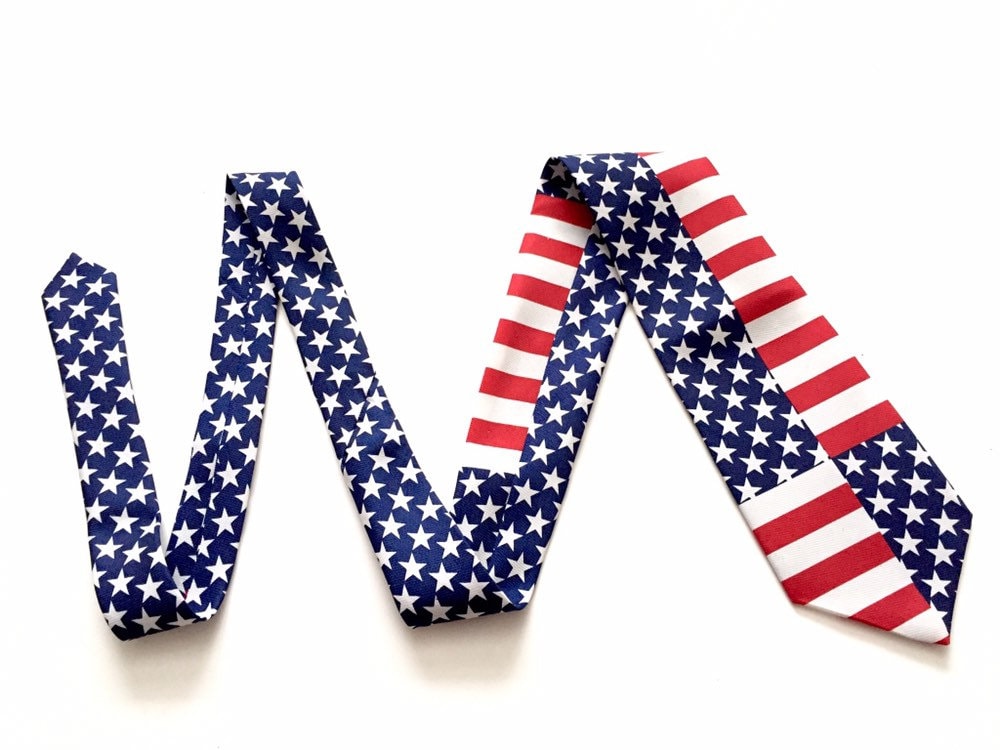 patriotic mens ties
