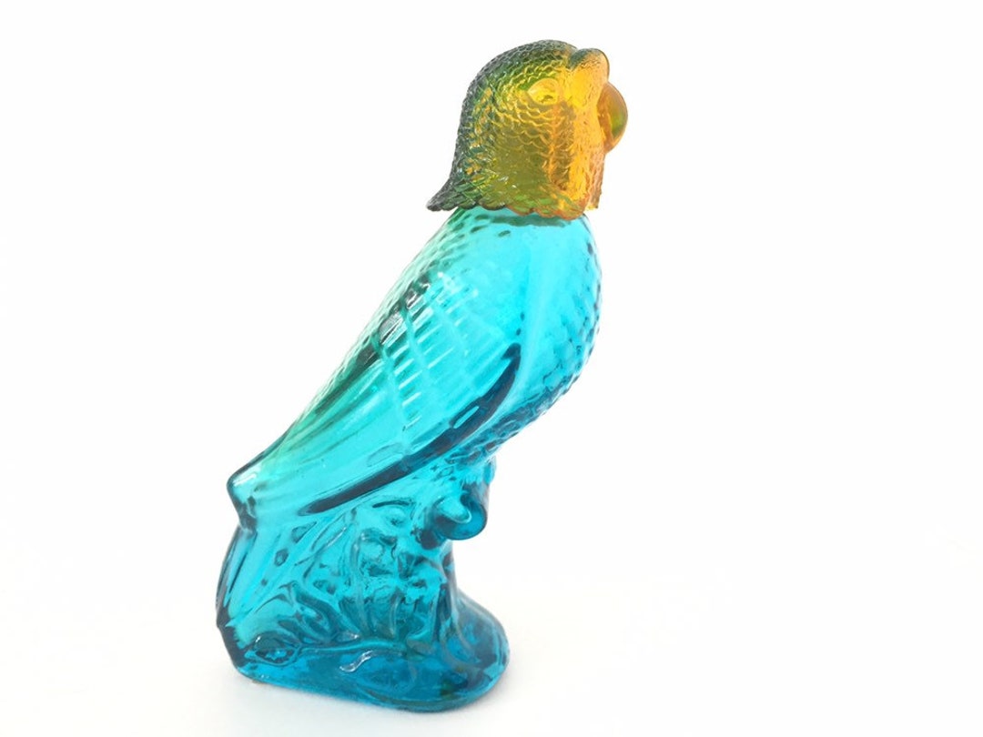 Budgie Bottle Vintage Perfume Bottle Budgie Gifts Budgie Figurine Avon