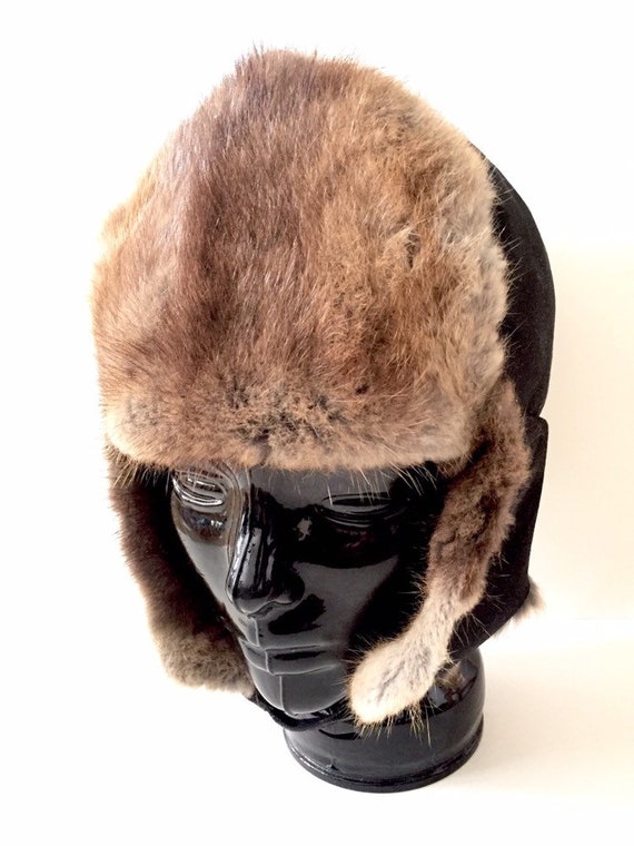 Real Fur Hat - Trapper Hat for Men or Women - Fur… - image 1