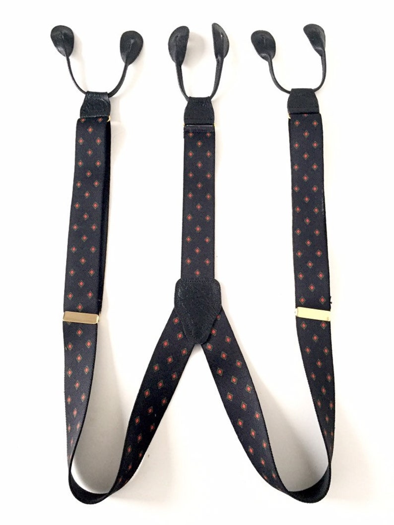Mans Suspenders Button Suspenders for Men Mens Suspenders Gift for Husband Made in Germany Clip Suspenders Men Leather Suspenders
