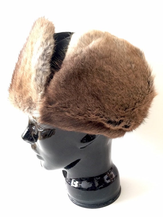 Real Fur Hat - Trapper Hat for Men or Women - Fur… - image 3