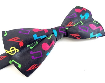 Bow Ties for Men - Mens Ties - Bowties - Music Necktie - Mens Bowtie - Adjustable - Musician Mans Tie - Neckties Gift for Husband Boyfriend