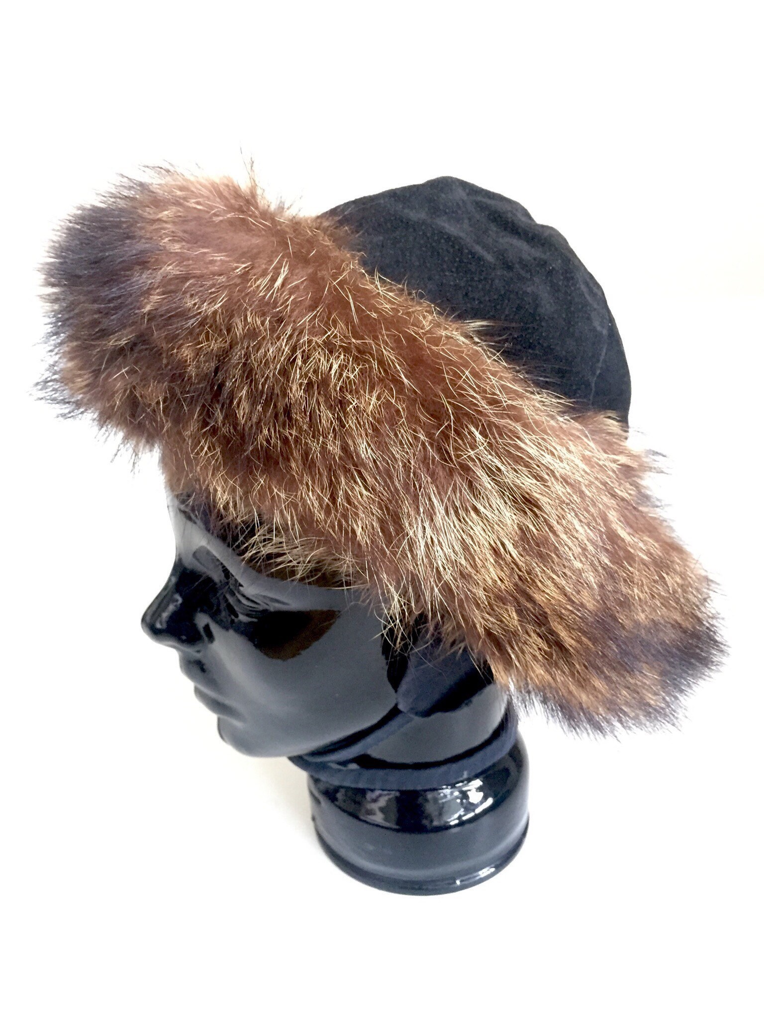 mens winter fur hats with ear flaps