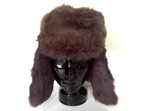 Mens faux fur winter hats sale