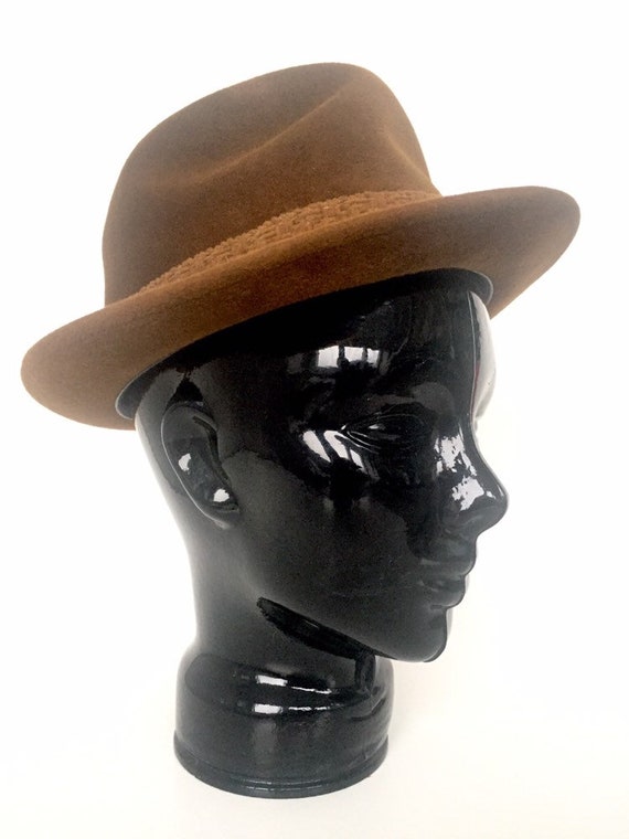 Vintage Biltmore Hat - Golden Pheasant Velour Fedora … - Gem