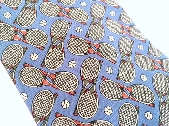 Tennis Tie for Men - Tennis Racket Tennis Balls -… - image 1