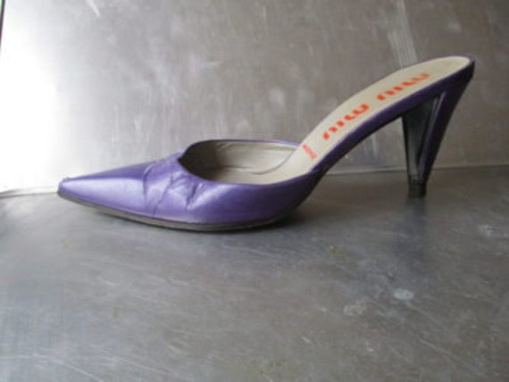 lavender mules shoes