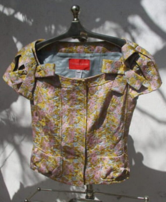 CHRISTIAN LACROIX brocade jacket and skirt designe