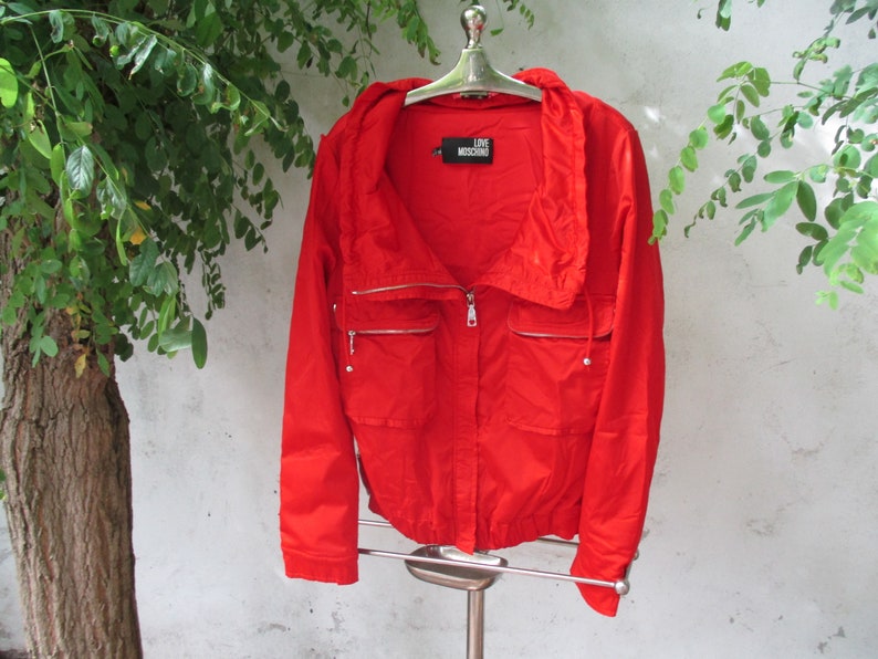 moschino red jacket