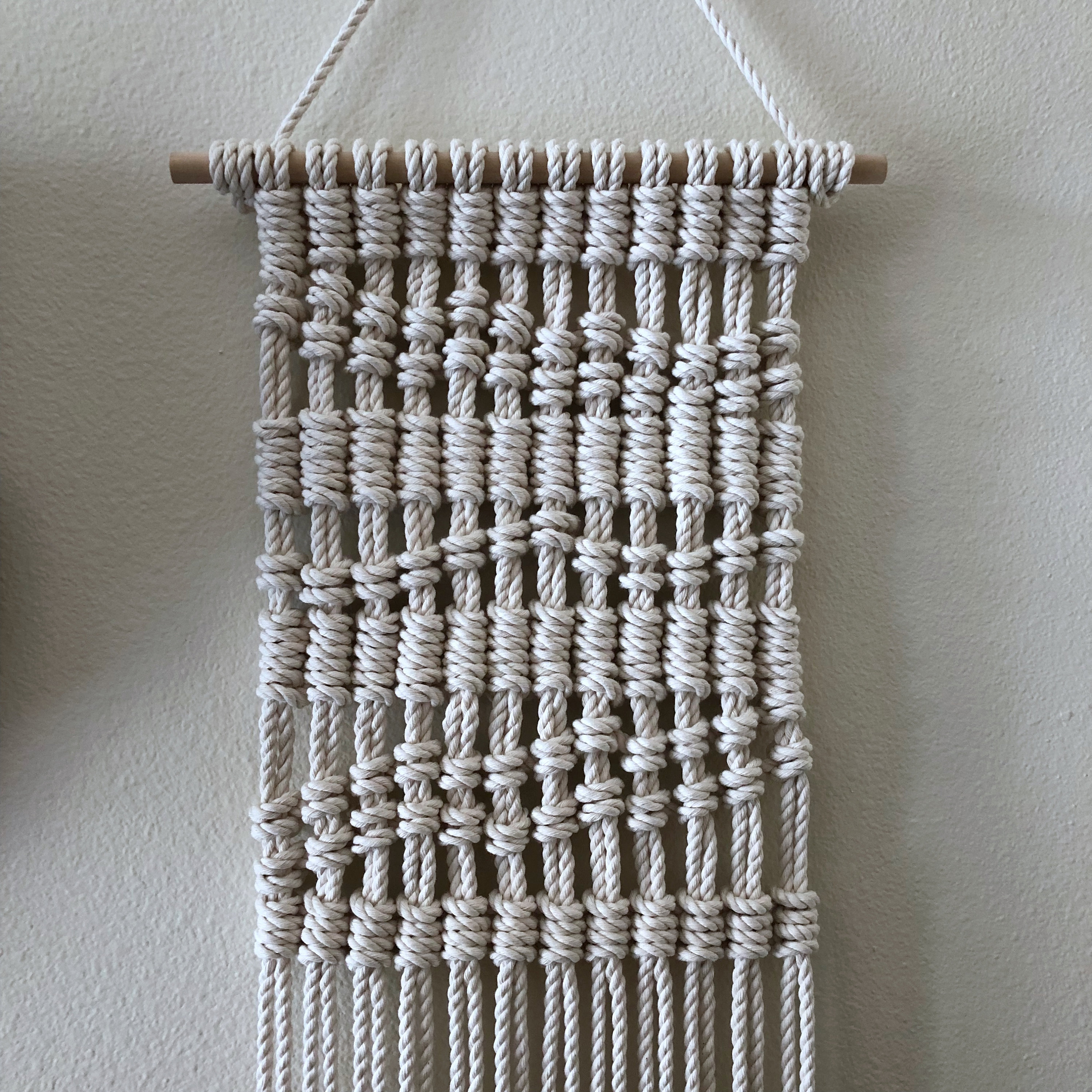 Macrame Line LINES - Modern Macrame Wall Hanging - Etsy
