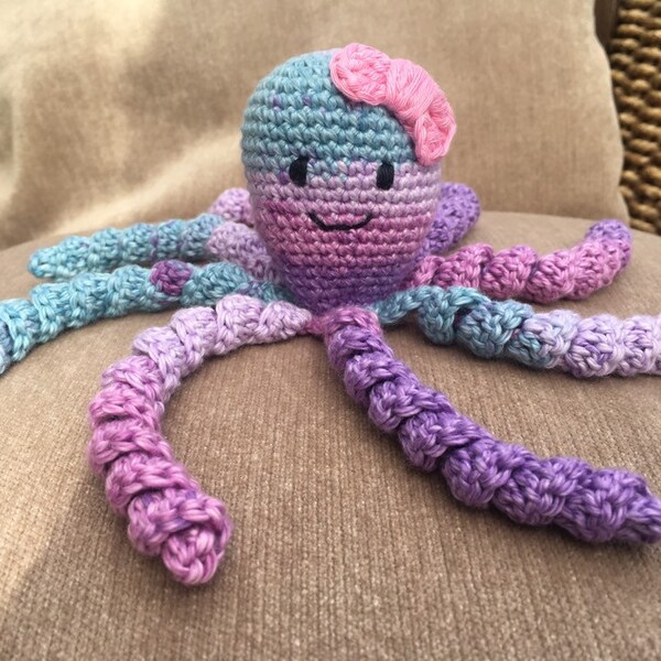 Crochet octopus / Preemie Octopus / 100% cotton/ Crochet octopus for Preemie babies/ Octopus for premature baby/ Baby gift/ CE tested