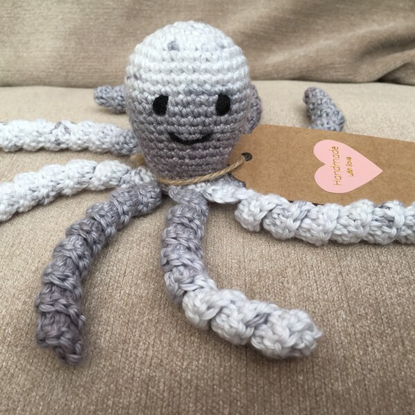 Crochet octopus / Preemie Octopus / 100% cotton/ Crochet octopus for Preemie babies/ Octopus for premature baby/ Baby gift/ CE tested