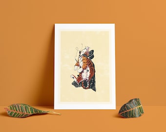 Tiger Magician - Fine Art Print from my series 'Animal Entertainment'