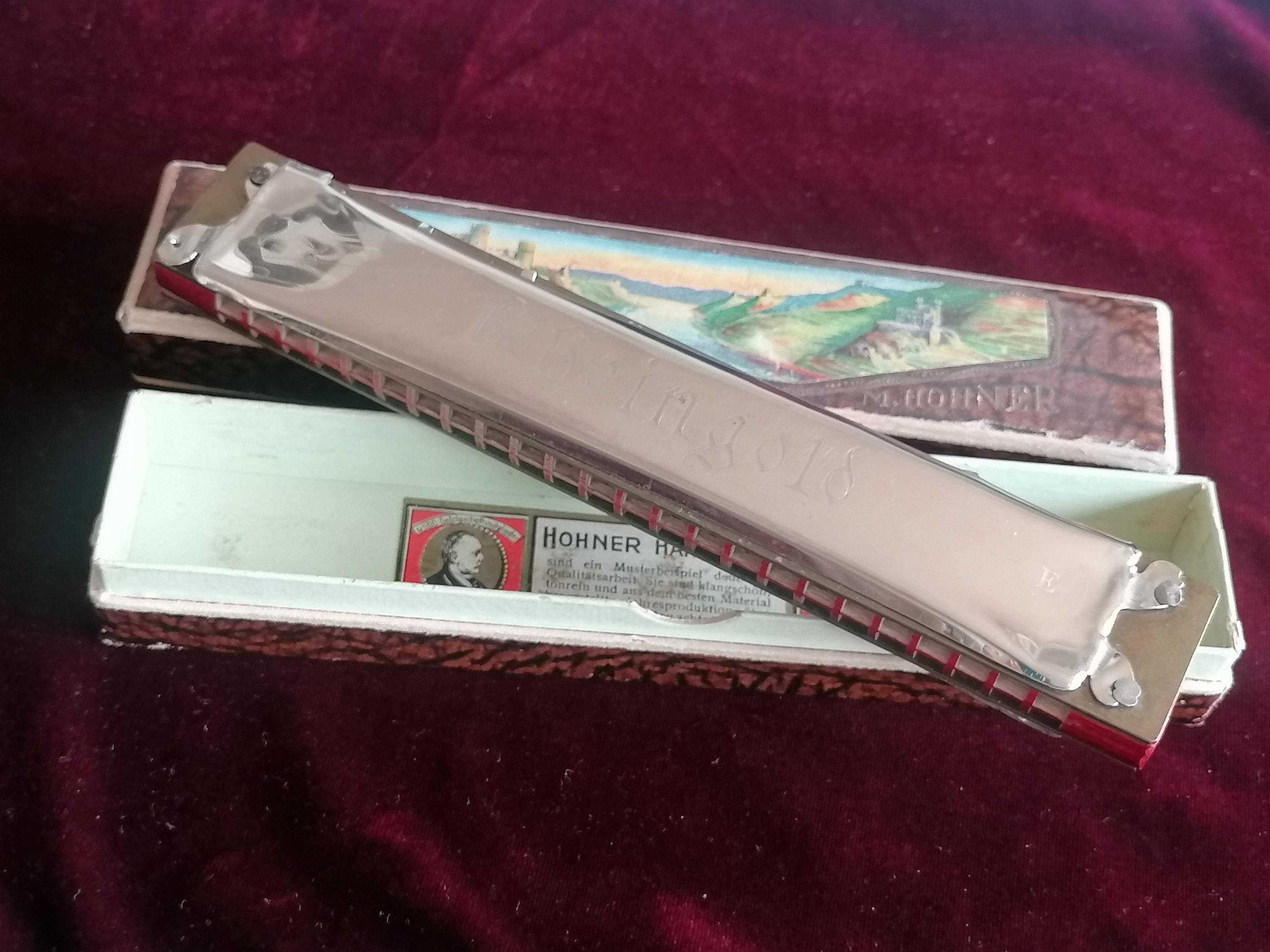 M. Hohner Rheingold Germany Harmonica Harp in Original Box