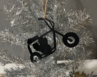 Mini Bike Metal Hanger or Ornament