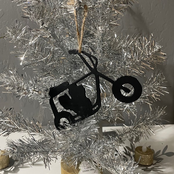 Mini Bike Metal Hanger or Ornament