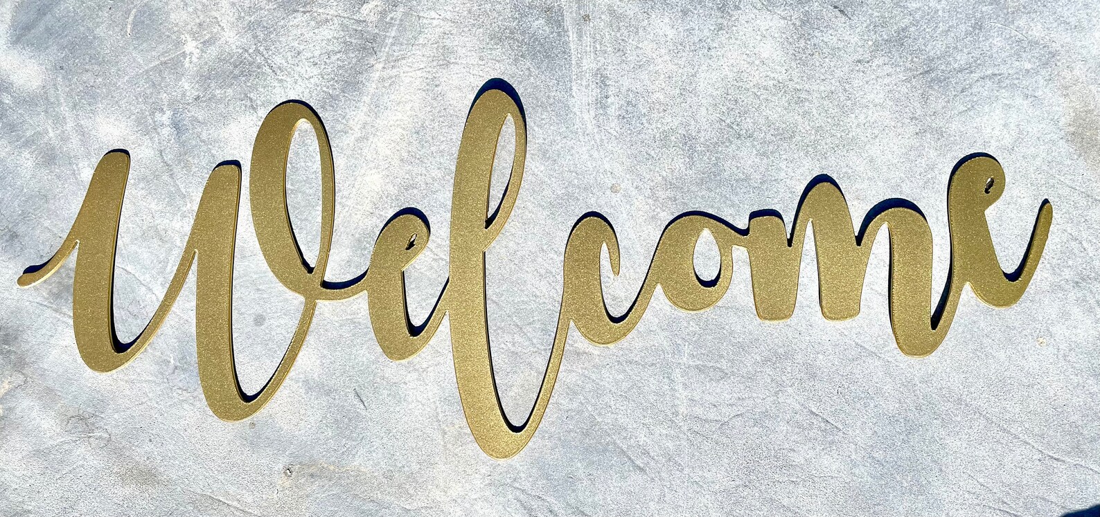 Welcome Metal Sign - Etsy