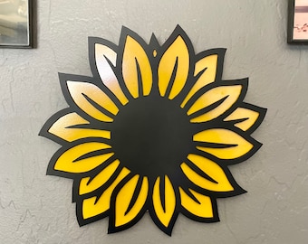 Sonnenblume Metal Art