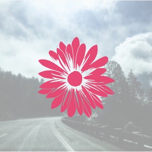 Decal / Daisy Decal / Flower / Custom Flower / Vinyl Decal / Flower Power / Girly / Bumper Sticker / Window Decal / Flower Child