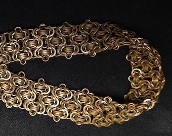Byzantine - Chainmail Choker - Bronze