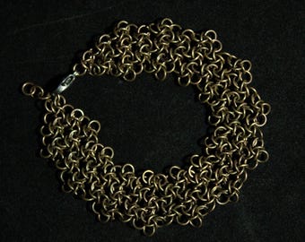 Lace - Chainmail Bracelet - Bronze